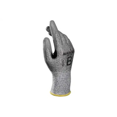 Mapa KRYTECH 557 Grey High Performance Polyethylene Cut Resistant Work Gloves Size 8 Polyurethane Coating 557