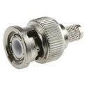 Telegartner 50 Ω BNC Series Coaxial Connector Cable Male BNC Straight Body Crimp J01000A0049