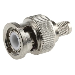 Telegartner 50 Ω BNC Series Coaxial Connector Cable Male BNC Straight Body Crimp J01000A0049