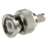 Telegartner 50 Ω BNC Series Coaxial Connector Cable Male BNC Straight Body Crimp J01000A0049