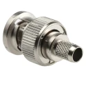 Telegartner 50 Ω BNC Series Coaxial Connector Cable Male BNC Straight Body Crimp J01000A0049