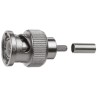 Telegartner BNC Series Coaxial Connector Cable Male BNC, 75 Ω, Straight Body Crimp J01002A0010