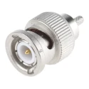 Telegartner BNC Series 50 Ω Coaxial Connector Cable Male BNC Straight Body Crimp J01000A0042