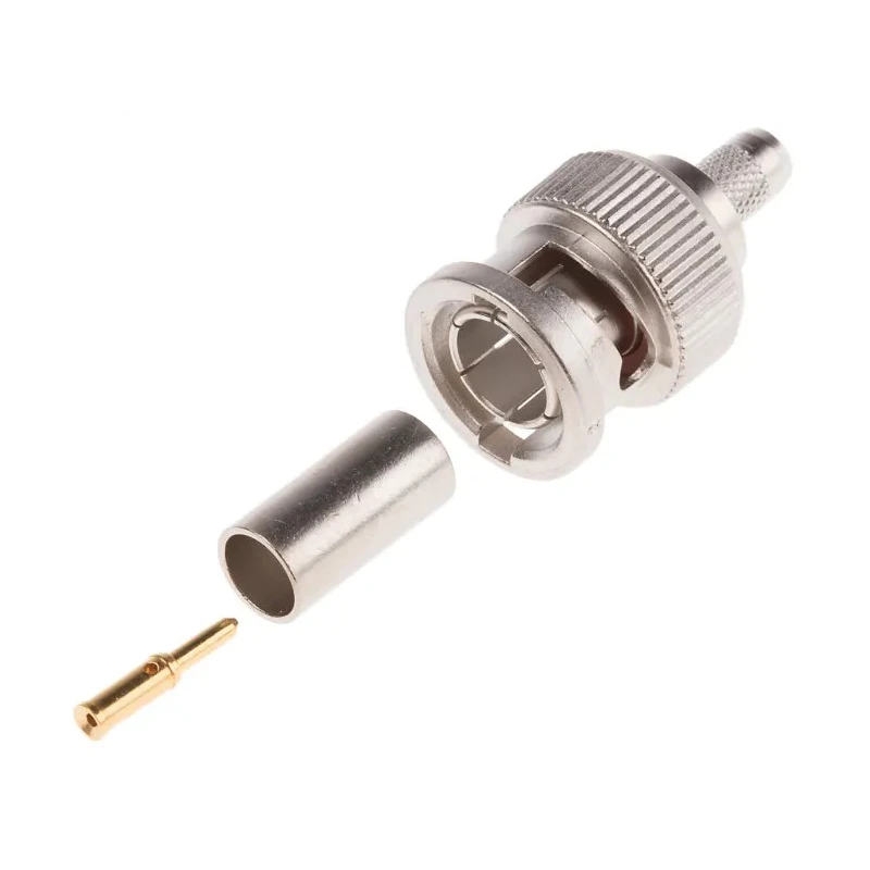 Telegartner BNC Series Coaxial Connector Cable Male BNC, 75 Ω, Straight Body Crimp J01002A0030