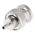 Telegartner BNC Series 50 Ω Coaxial Connector Cable Male BNC Straight Body Crimp J01000A0042