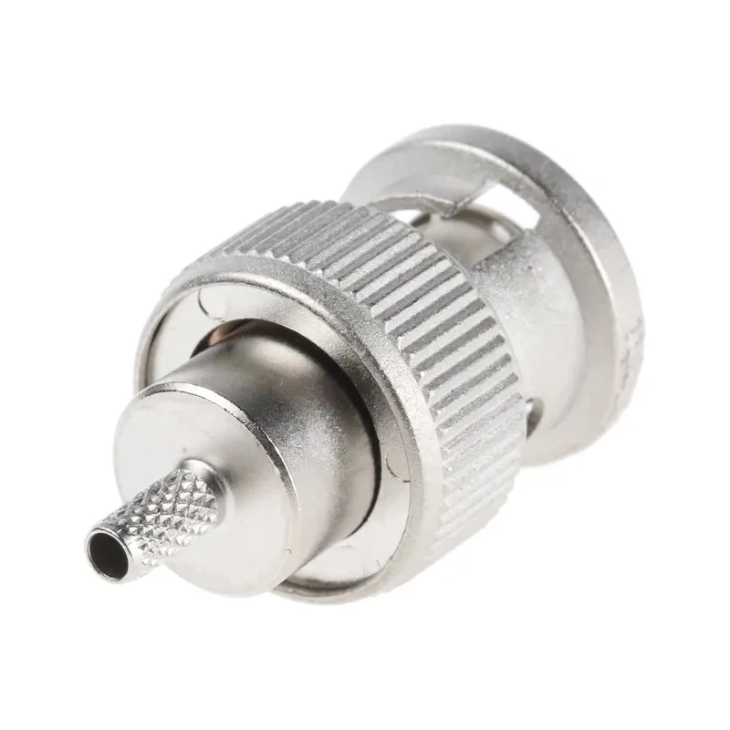 Telegartner BNC Series 50 Ω Coaxial Connector Cable Male BNC Straight Body Crimp J01000A0042
