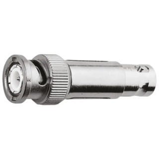 Telegartner RF Attenuator BNC Plug to BNC Socket 50Ω 4GHz-6GHz 6dB Straight Male to Female J01006A0023