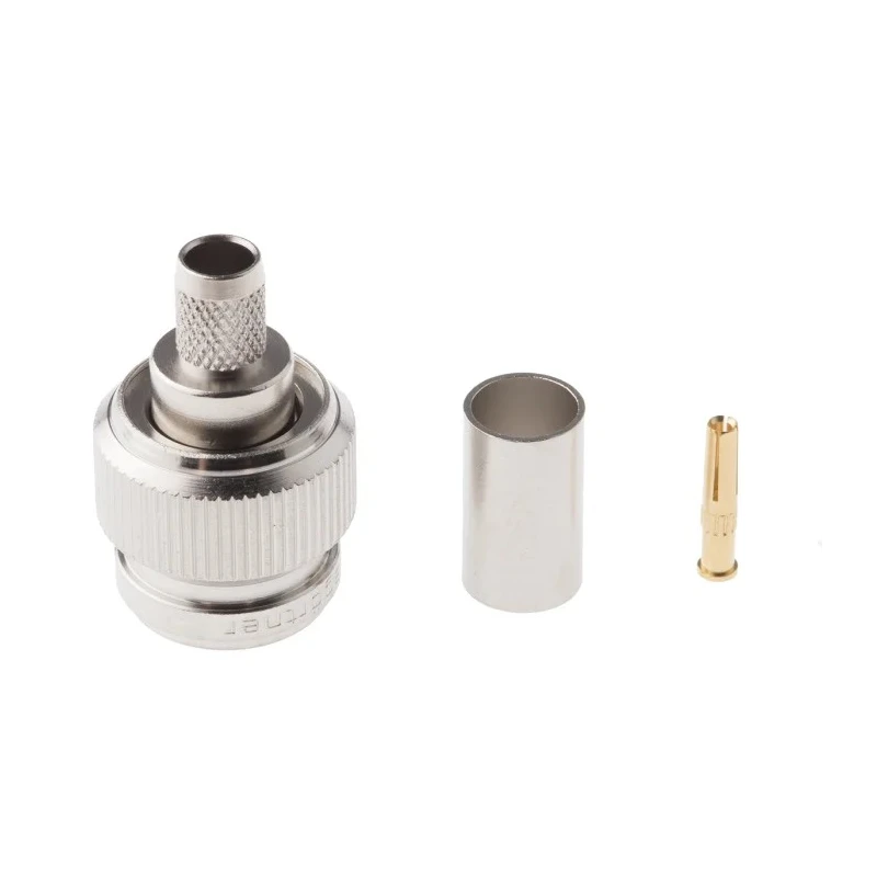 Telegartner TNC Series Coaxial Connector Cable Male TNC, 50 Ω, Straight Body Crimp J01010R0005