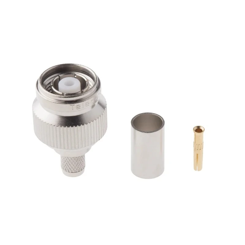 Telegartner TNC Series Coaxial Connector Cable Male TNC, 50 Ω, Straight Body Crimp J01010R0005