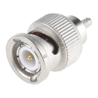 Telegartner BNC Series Coaxial Connector Cable Male BNC, 50 Ω, Straight Body Crimp J01000A0042