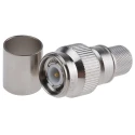 Telegartner TNC Series Coaxial Connector Cable Male TNC 50 Ω Straight Body Crimp J01010A0052