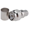 Telegartner TNC Series Coaxial Connector Cable Male TNC 50 Ω Straight Body Crimp J01010A0052