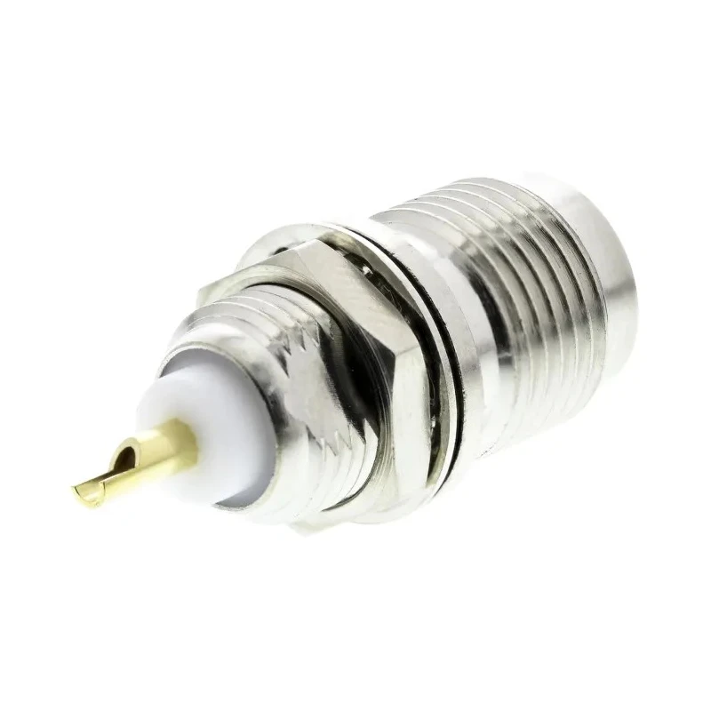 Telegartner TNC Series Coaxial Connector Panel Mount Female TNC, 50 Ω, Straight Body Solder J01011H2615