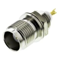 Telegartner TNC Series Coaxial Connector Panel Mount Female TNC, 50 Ω, Straight Body Solder J01011H2615