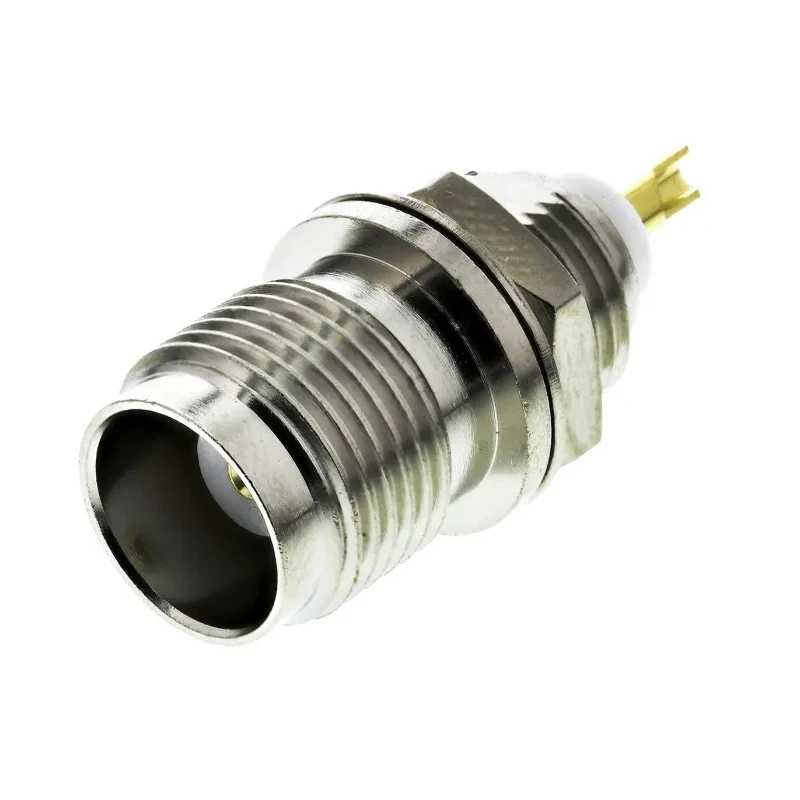 Telegartner TNC Series Coaxial Connector Panel Mount Female TNC, 50 Ω, Straight Body Solder J01011H2615
