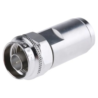 Telegartner N Series Coaxial Connector Cable Male N Connector, 50 Ω, Straight Body Clamp J01020A0156