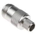 Telegartner N Series Coaxial Connector Cable Female N Connector 50 Ω Straight Body Crimp J01021A0145