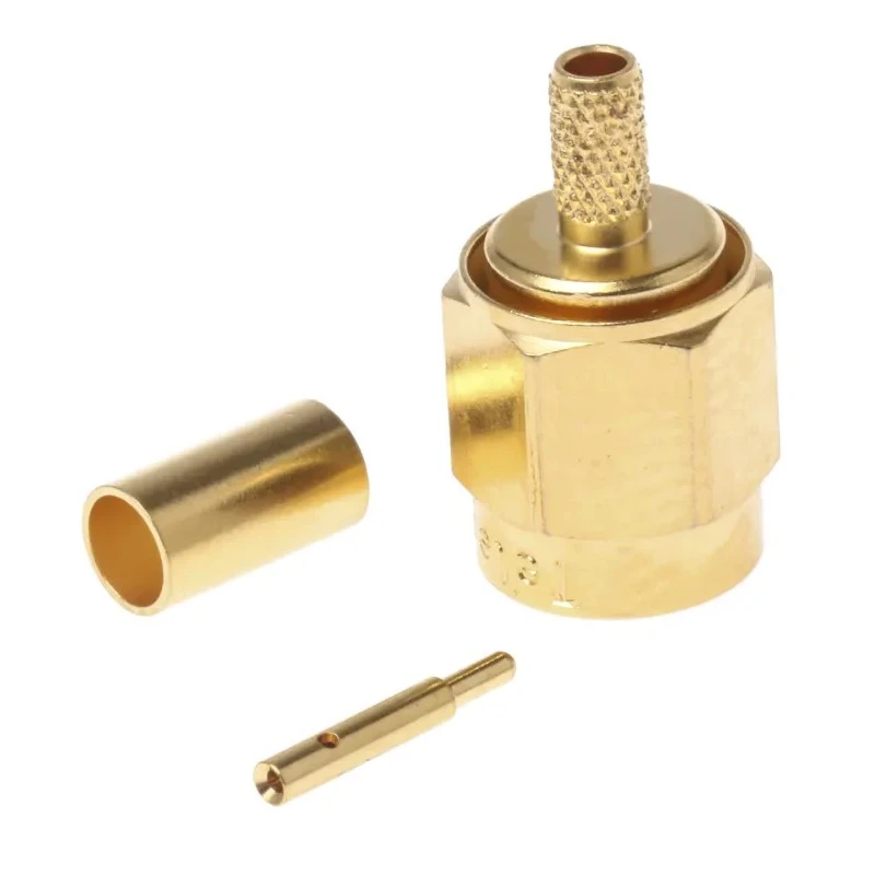Telegartner SMA Series 50 Ω Coaxial Connector Cable Male SMA, Straight Body Crimp J01150A0011