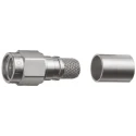 Telegartner SMA Series Coaxial Connector Cable Male SMA, 50 Ω, Straight Body Crimp J01150R0051