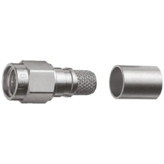 Telegartner SMA Series Coaxial Connector Cable Male SMA, 50 Ω, Straight Body Crimp J01150R0051