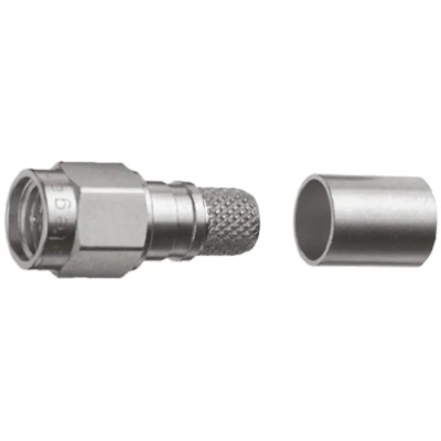 Telegartner SMA Series Coaxial Connector Cable Male SMA, 50 Ω, Straight Body Crimp J01150R0051