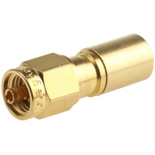 Telegartner SMA Series 50 Ω Coaxial Connector Cable Male SMA Straight Body Crimp J01150A0611