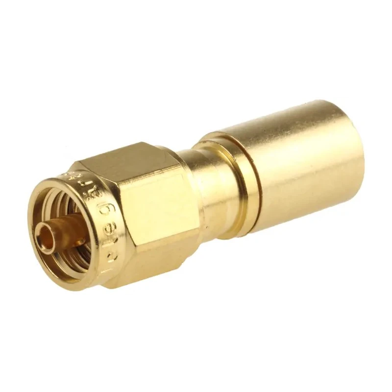 Telegartner SMA Series 50 Ω Coaxial Connector Cable Male SMA Straight Body Crimp J01150A0611
