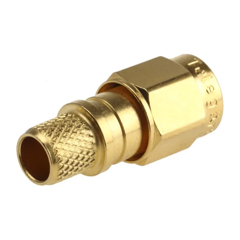 Telegartner SMA Series 50 Ω Coaxial Connector Cable Male SMA Straight Body Crimp J01150A0611