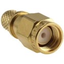 Telegartner SMA Series 50 Ω Coaxial Connector Cable Male SMA Straight Body Crimp J01150A0611