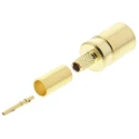 Telegartner SMB Series Coaxial Connector Cable Female SMB 50 Ω Straight Body Crimp J01161A0691