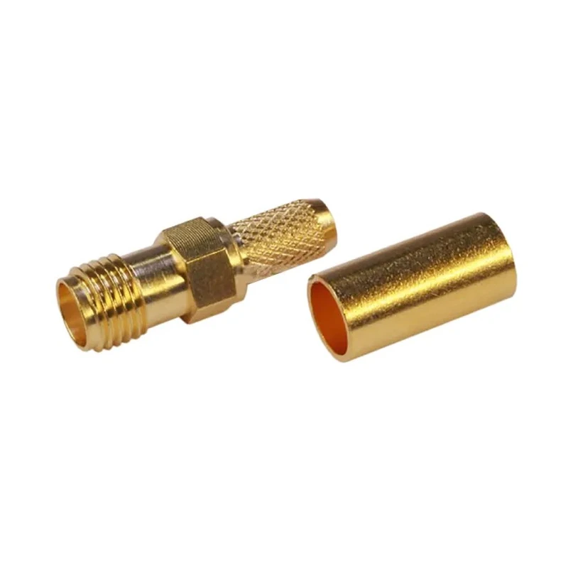 Telegartner SMA Series Coaxial Connector Cable Female SMA, 50 Ω, Straight Body Crimp J01151R0021