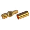 Telegartner SMA Series Coaxial Connector Cable Female SMA, 50 Ω, Straight Body Crimp J01151R0021