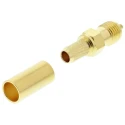 Telegartner SMA Series Coaxial Connector Cable Female SMA, 50 Ω, Straight Body Crimp J01151R0021