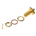 Telegartner SMA Series Coaxial Connector Panel Mount Female SMA 50 Ω Straight Body Solder J01151A0061