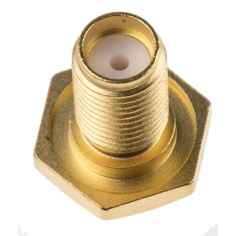 Telegartner SMA Series Coaxial Connector Panel Mount Female SMA 50 Ω Straight Body Solder J01151A0061