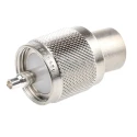 Telegartner UHF Series Coaxial Connector Cable Male UHF 50 Ω Straight Body Crimp J01040A0006