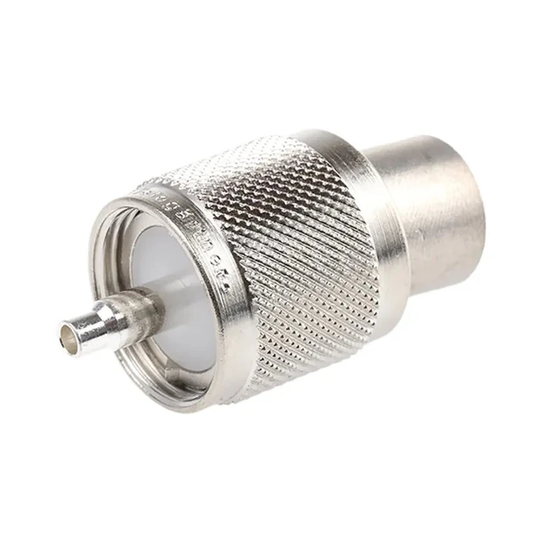 Telegartner UHF Series Coaxial Connector Cable Male UHF 50 Ω Straight Body Crimp J01040A0006