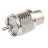 Telegartner UHF Series Coaxial Connector Cable Male UHF 50 Ω Straight Body Crimp J01040A0006
