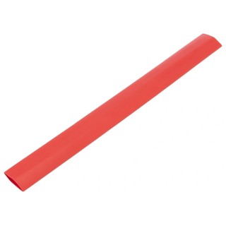 HellermannTyton Heat Shrink Tubing Red 12 mm Sleeve Diameter x 200 mm Length 3:1 Ratio 308-31211 HIS-3-BAG-12/4-PO-X-RD