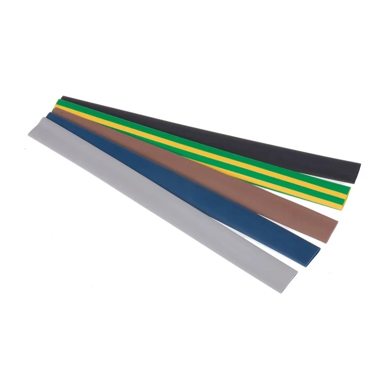 HellermannTyton Heat Shrink Tubing Assorted 12.4 mm Sleeve Diameter x 200mm Length 3:1 308-31216 HIS-3-BAG-12/4-PO-X-MIX