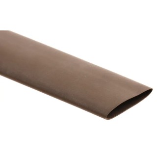 HellermannTyton Heat Shrink Tubing Brown 12.7 mm Sleeve Diameter x 200 mm Length 3:1 Ratio 308-31214 HIS-3-BAG-12/4-PO-X-BN