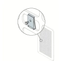 ABB Steel Captive Nut M 6 x 10 Thread Size, 100 mm Length, 100 mm Width TQ6610