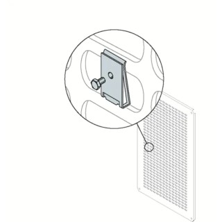 ABB Steel Captive Nut M 6 x 10 Thread Size, 100 mm Length, 100 mm Width TQ6610