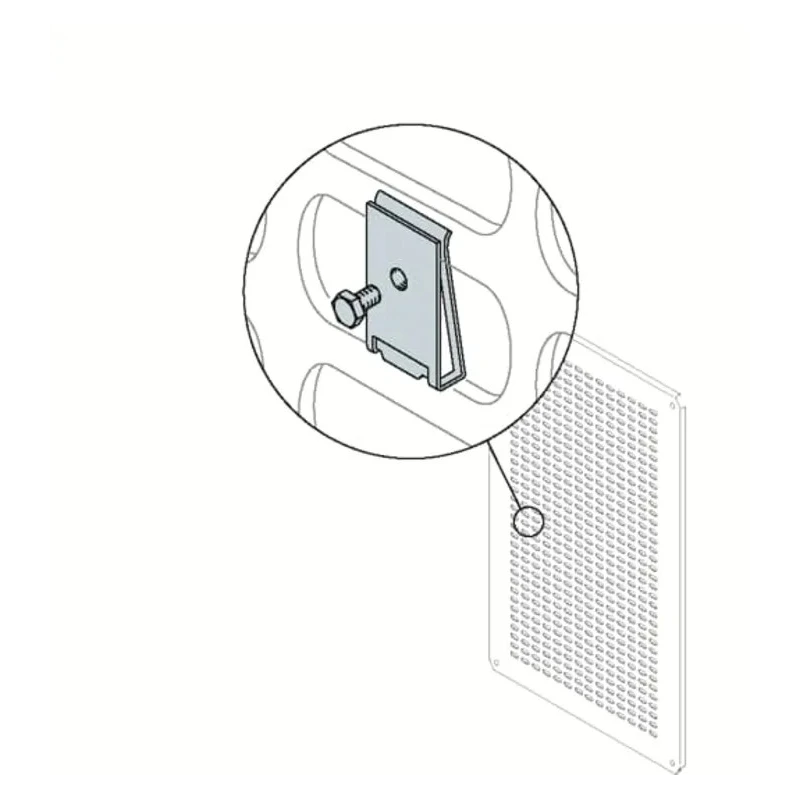 ABB Steel Captive Nut M 6 x 10 Thread Size, 100 mm Length, 100 mm Width TQ6610