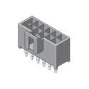Molex Nano-Fit Series Straight Through Hole PCB Header 4 Contacts 2.5 mm Pitch 2 Row Shrouded 105310-1104