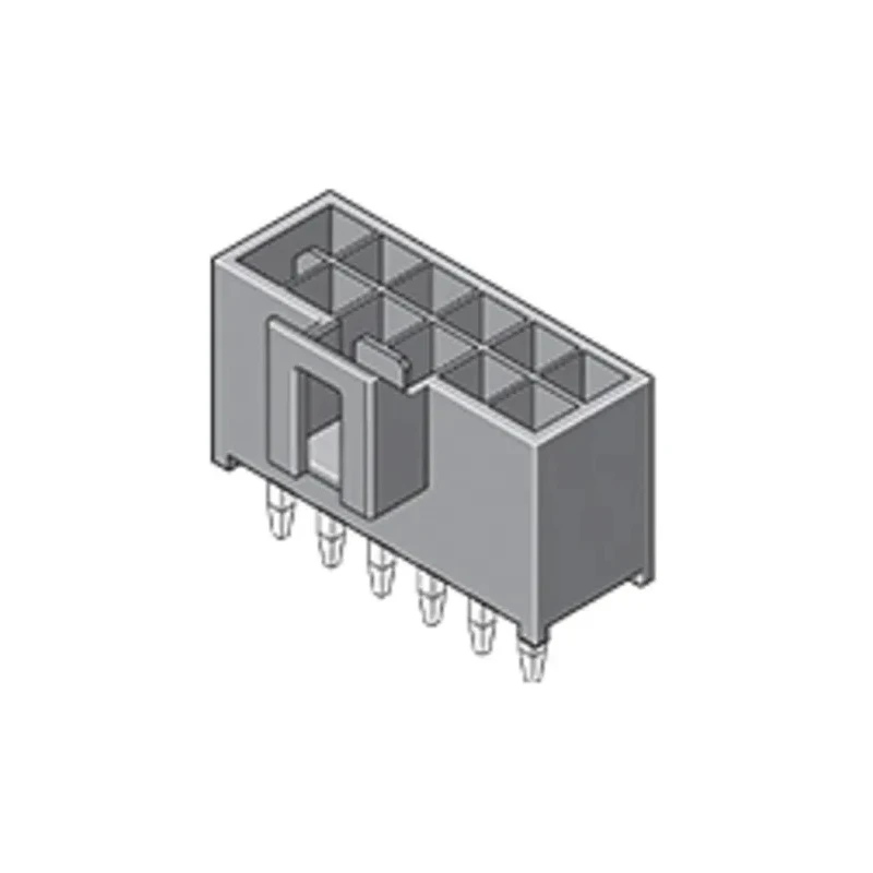 Molex Nano-Fit Series Straight Through Hole PCB Header 4 Contacts 2.5 mm Pitch 2 Row Shrouded 105310-1104