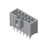 Molex Nano-Fit Series Straight Through Hole PCB Header 4 Contacts 2.5 mm Pitch 2 Row Shrouded 105310-1104
