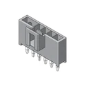 Molex Nano-Fit Series Straight Through Hole PCB Header, 4 Contacts, 2.5 mm Pitch, 1 Row, Shrouded 105309-1104