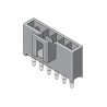 Molex Nano-Fit Series Straight Through Hole PCB Header, 4 Contacts, 2.5 mm Pitch, 1 Row, Shrouded 105309-1104