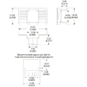 AAVID THERMALLOY Heatsink PCB Mount Copper Tin Plated 14.99mm x 25.91mm x 9.52mm 15°C/W 7106DG/TR